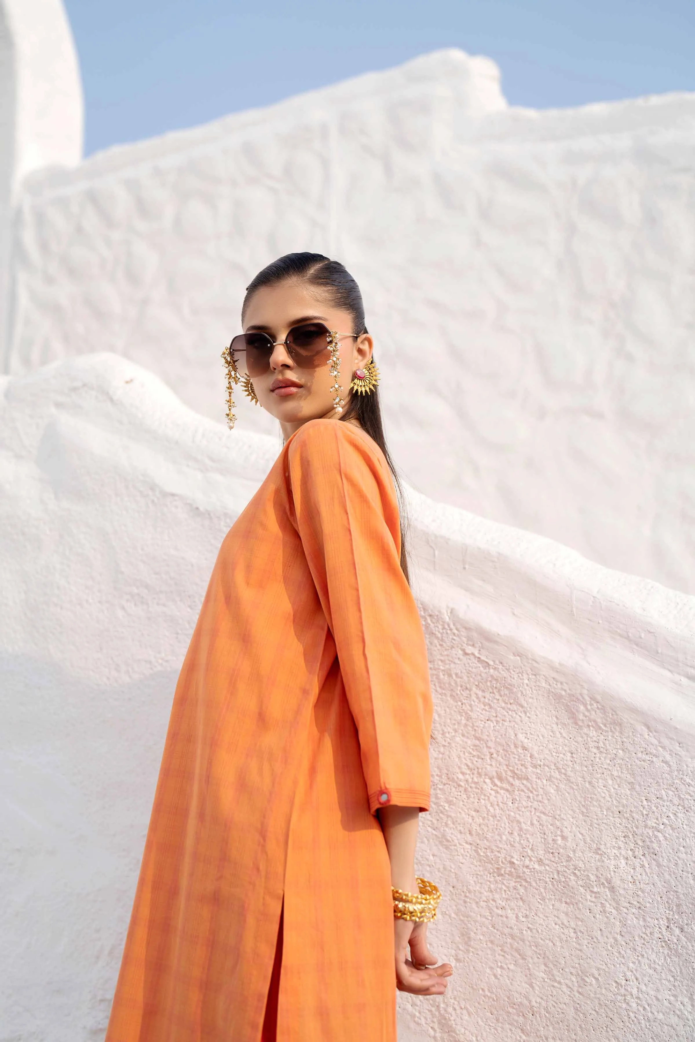2 Piece - Embroidered Suit - KFS25-32