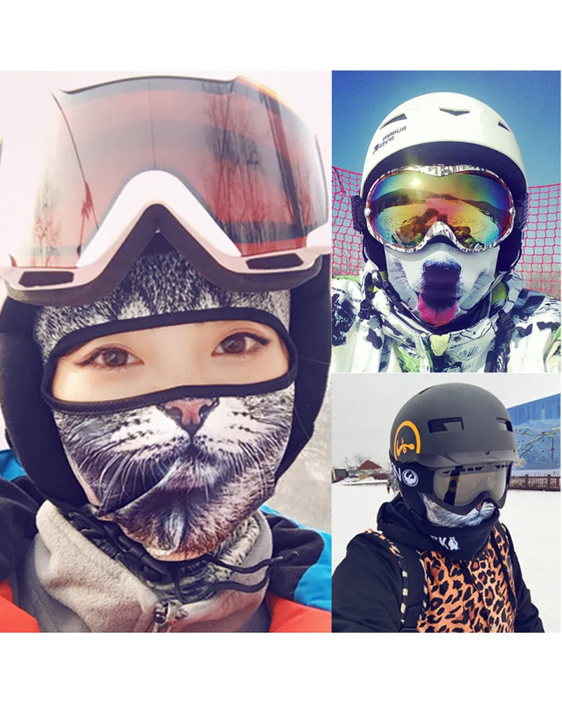 Animal Windproof Outdoor Sports Dog Balaclava Mask
