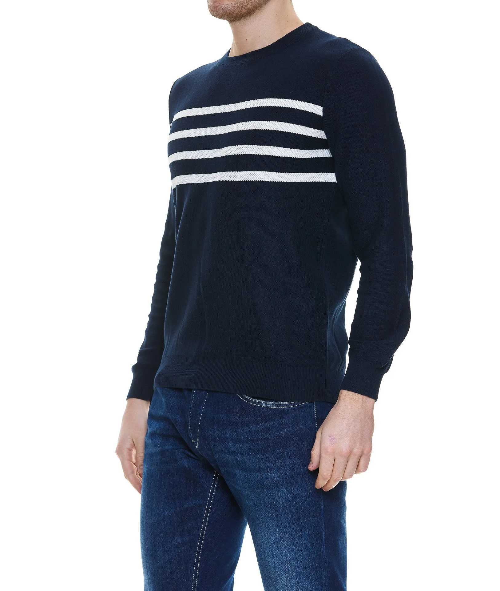 A.P.C. Long-Sleeved Crewneck Knitted Jumper