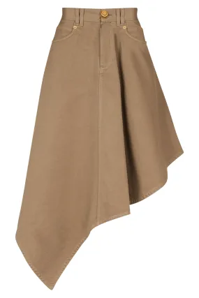 Asymetric Midi Skirt