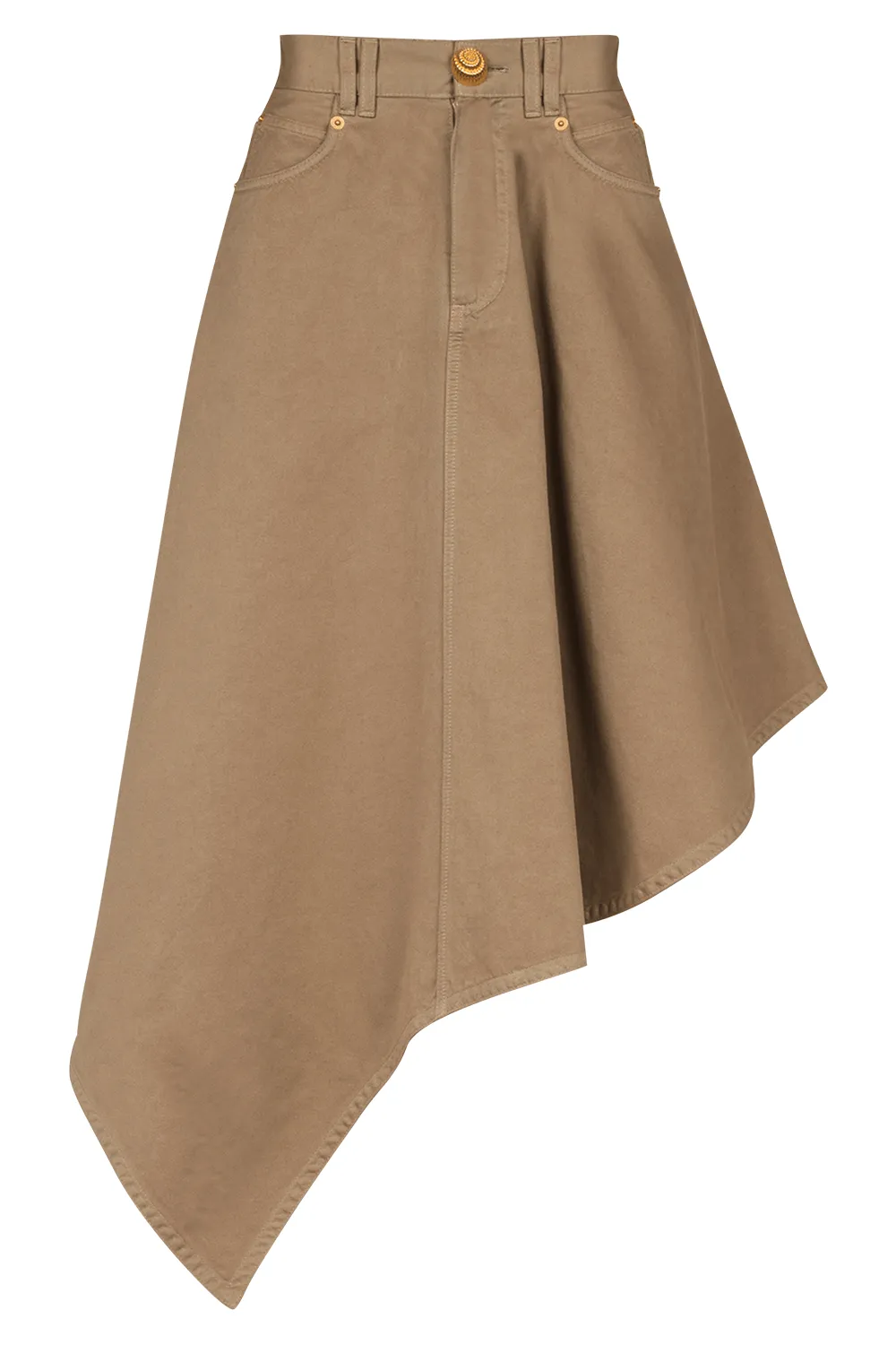 Asymetric Midi Skirt