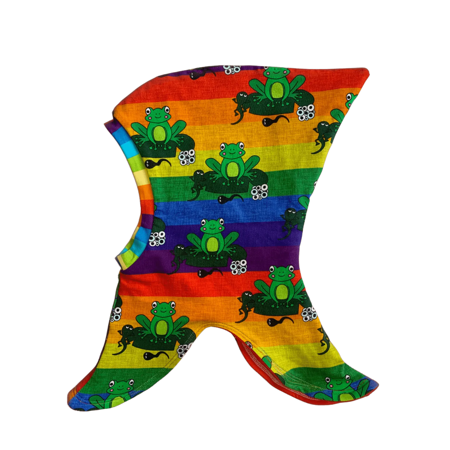 Balaclava - Rainbow Frogs - 9-18 Months