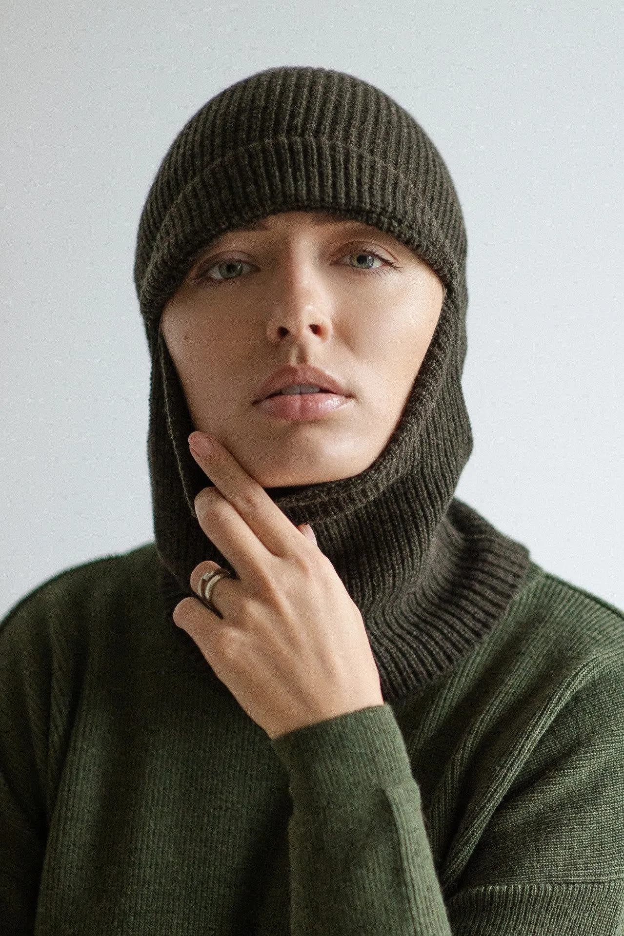 Balaclava Wool - Brown
