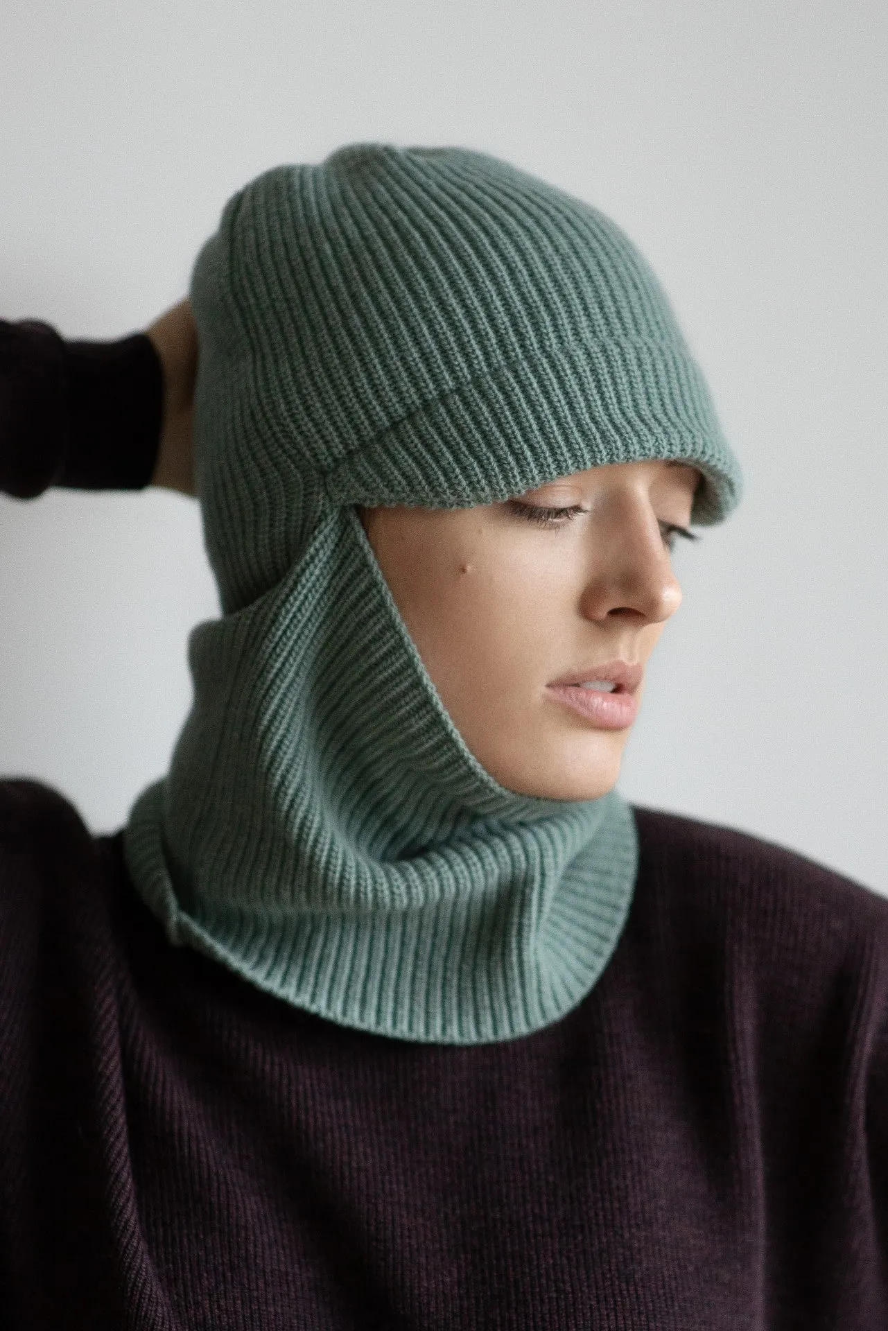 Balaclava Wool - Green
