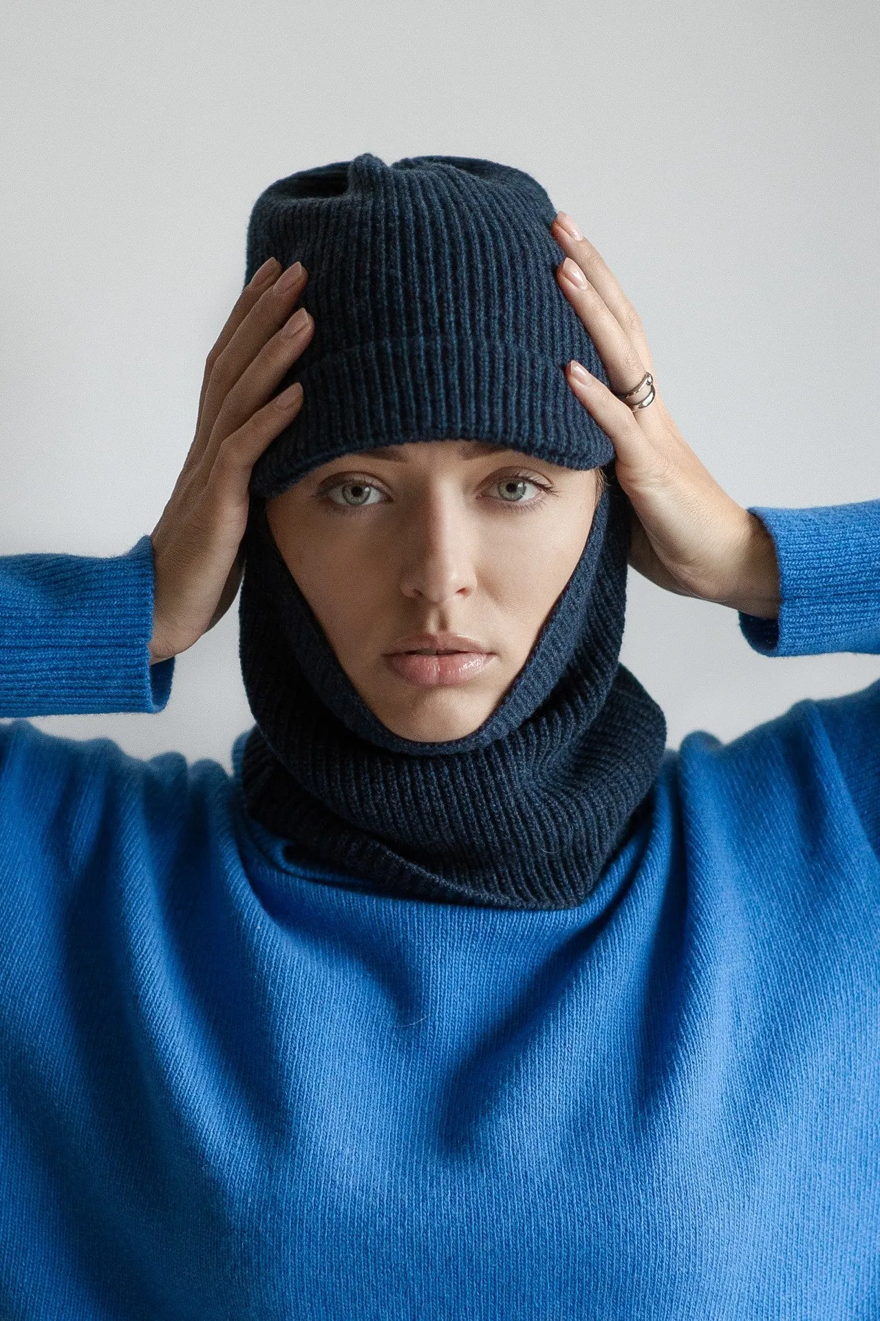 Balaclava Wool - Navy