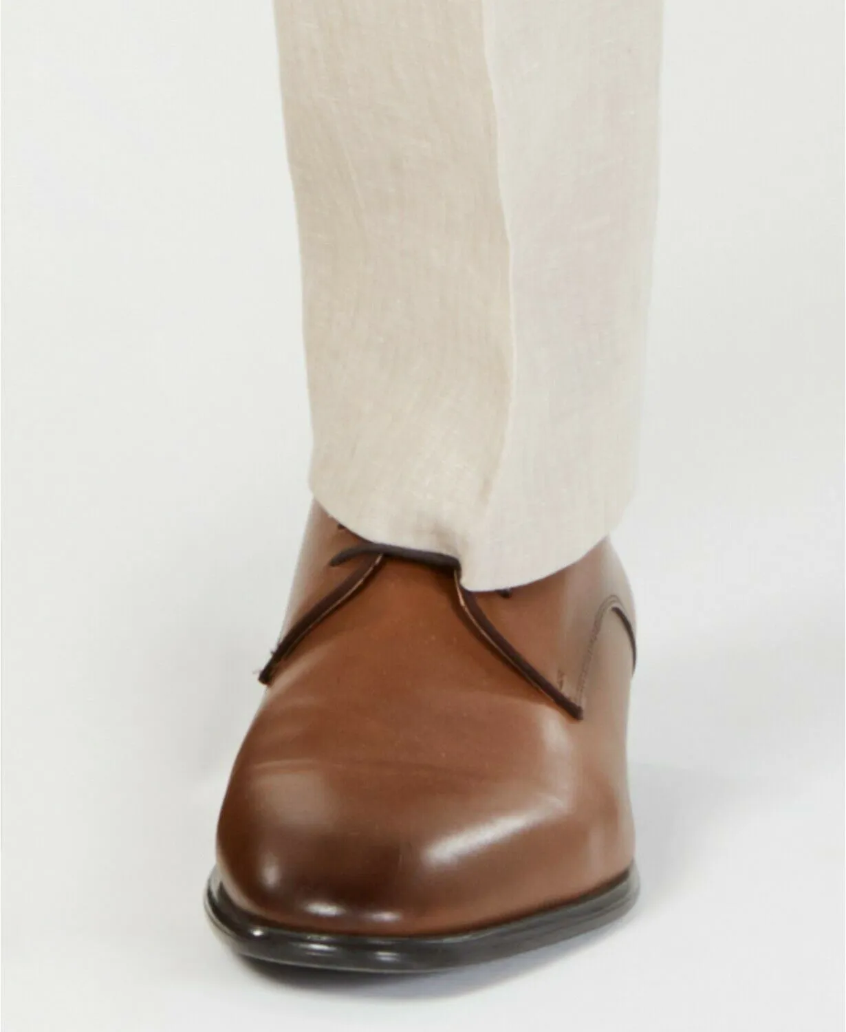 Bar III Mens Slim fit Dress Pants 34 / 32 Beige Solid