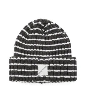 BEANIE / PIN STRIPE / CHARCOAL