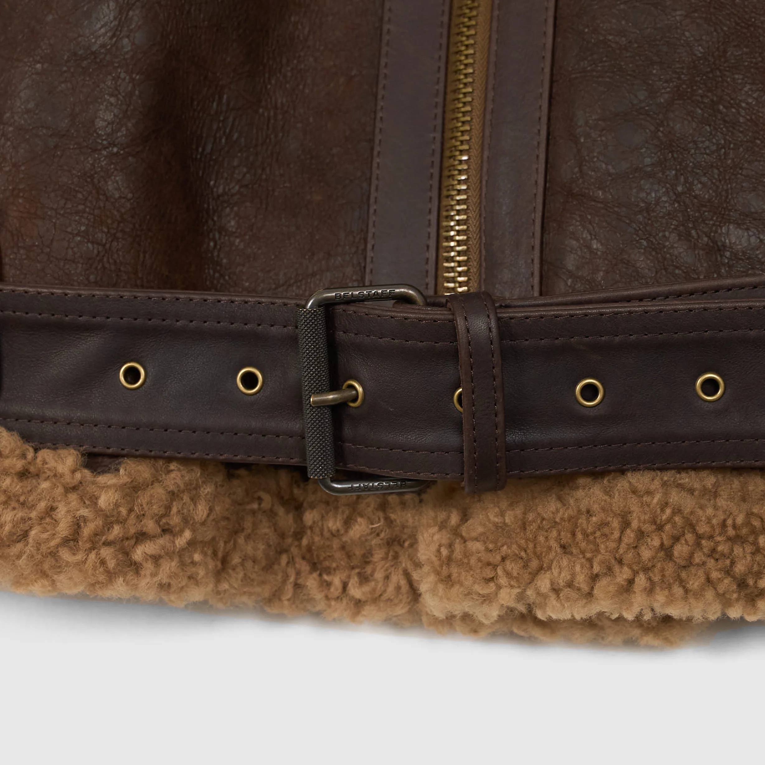 Belstaff Shearling Aviator Jacket