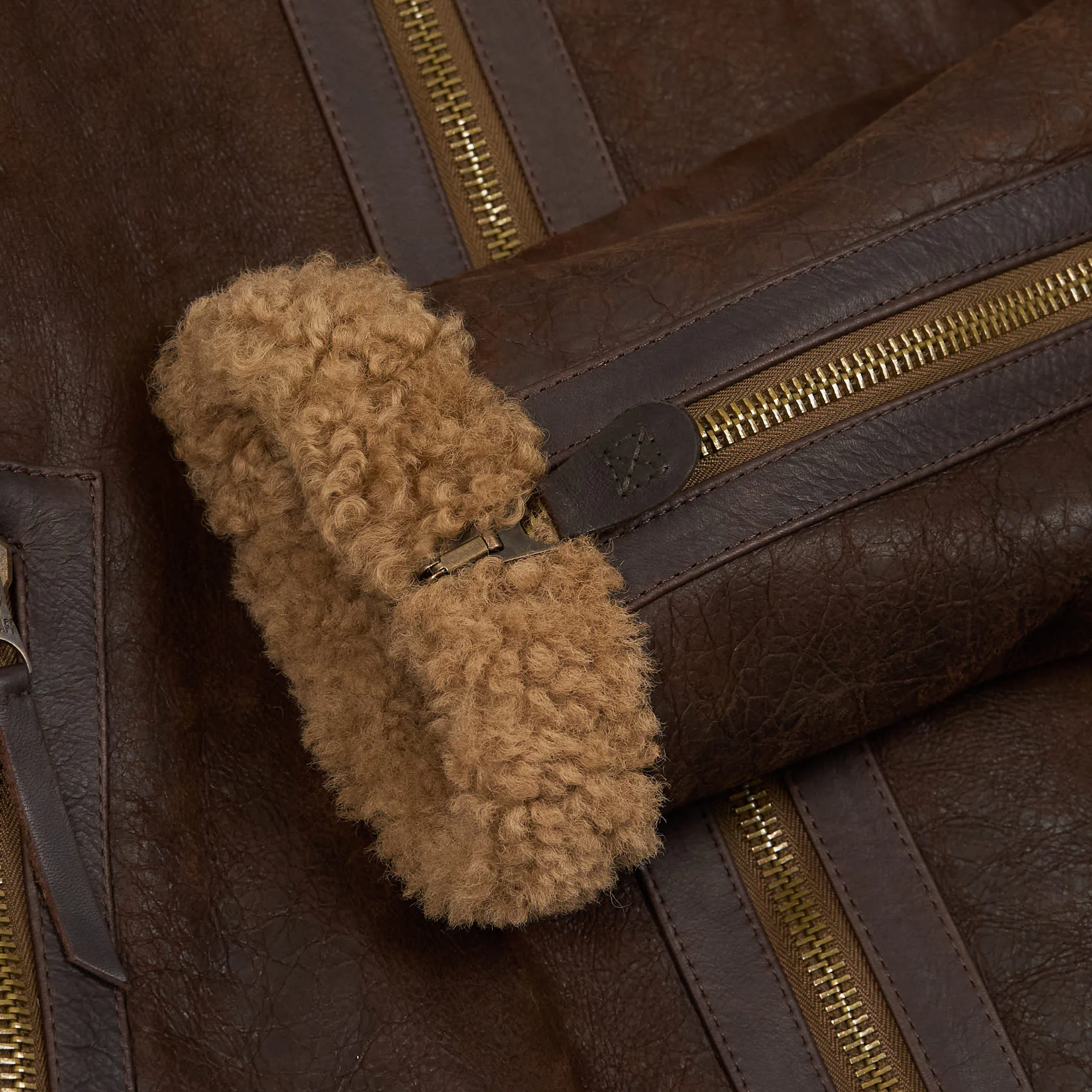 Belstaff Shearling Aviator Jacket
