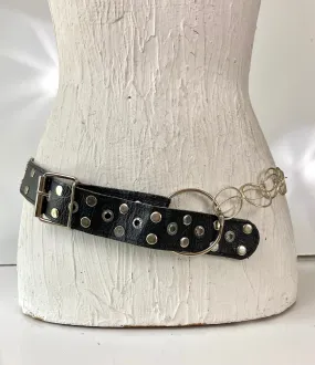 Black and silver chain