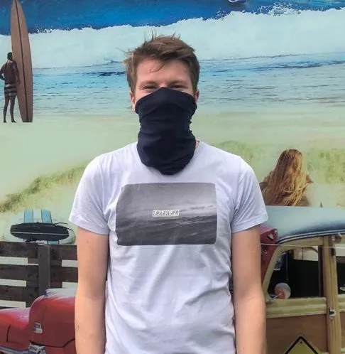Buff Face Mask Neck Warmer Original Drake - Black