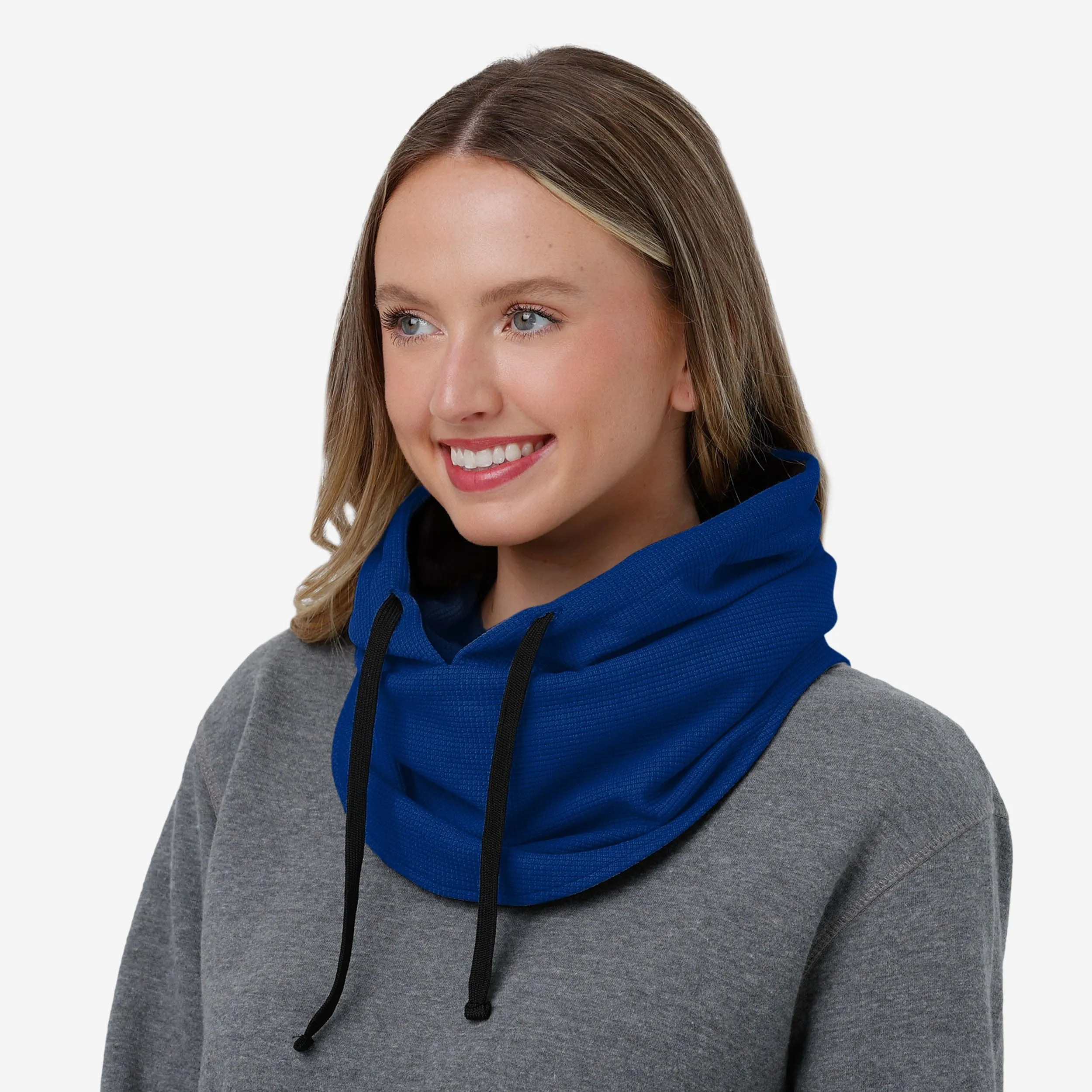 Buffalo Bills Waffle Drawstring Hooded Gaiter