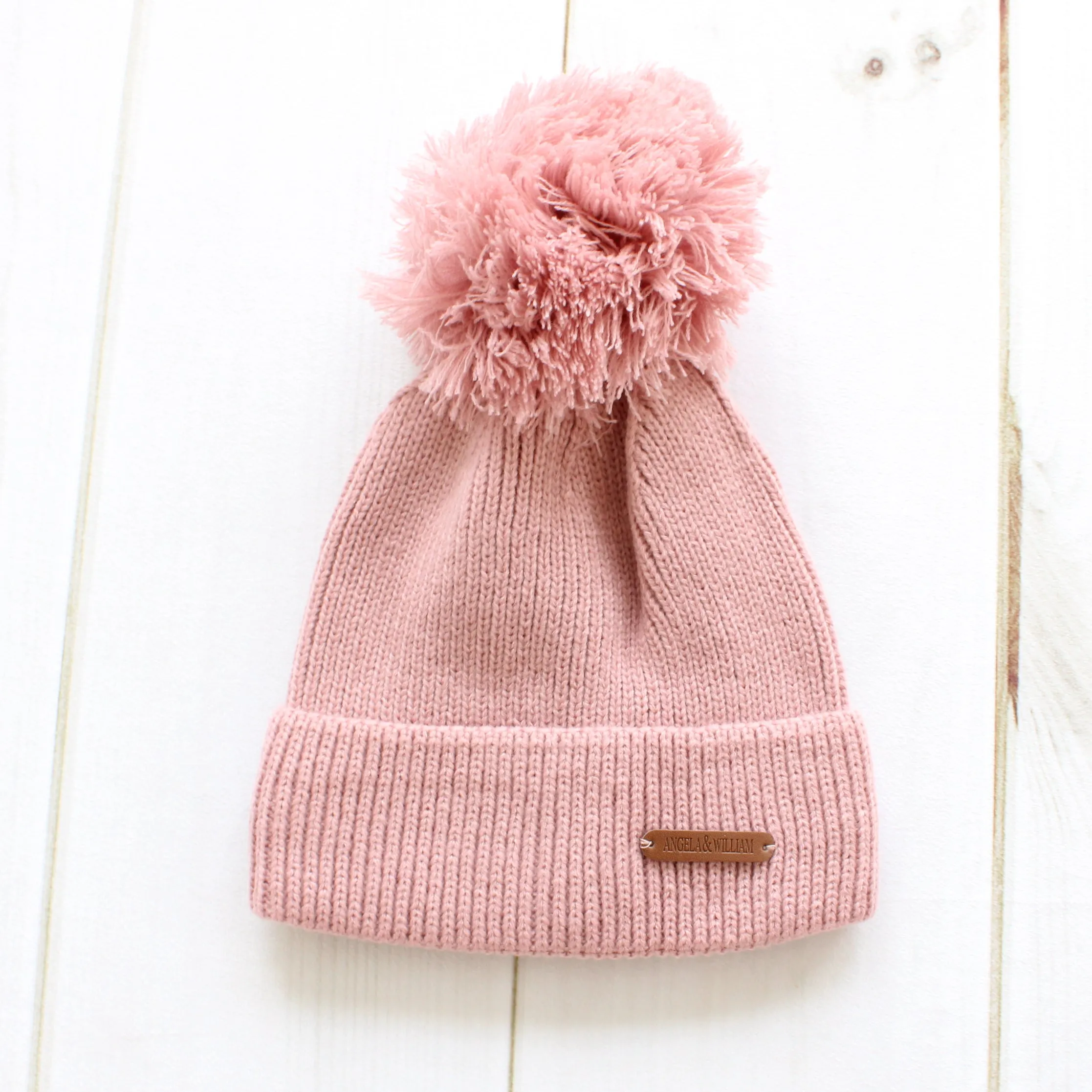Cable Knit Pom Beanie