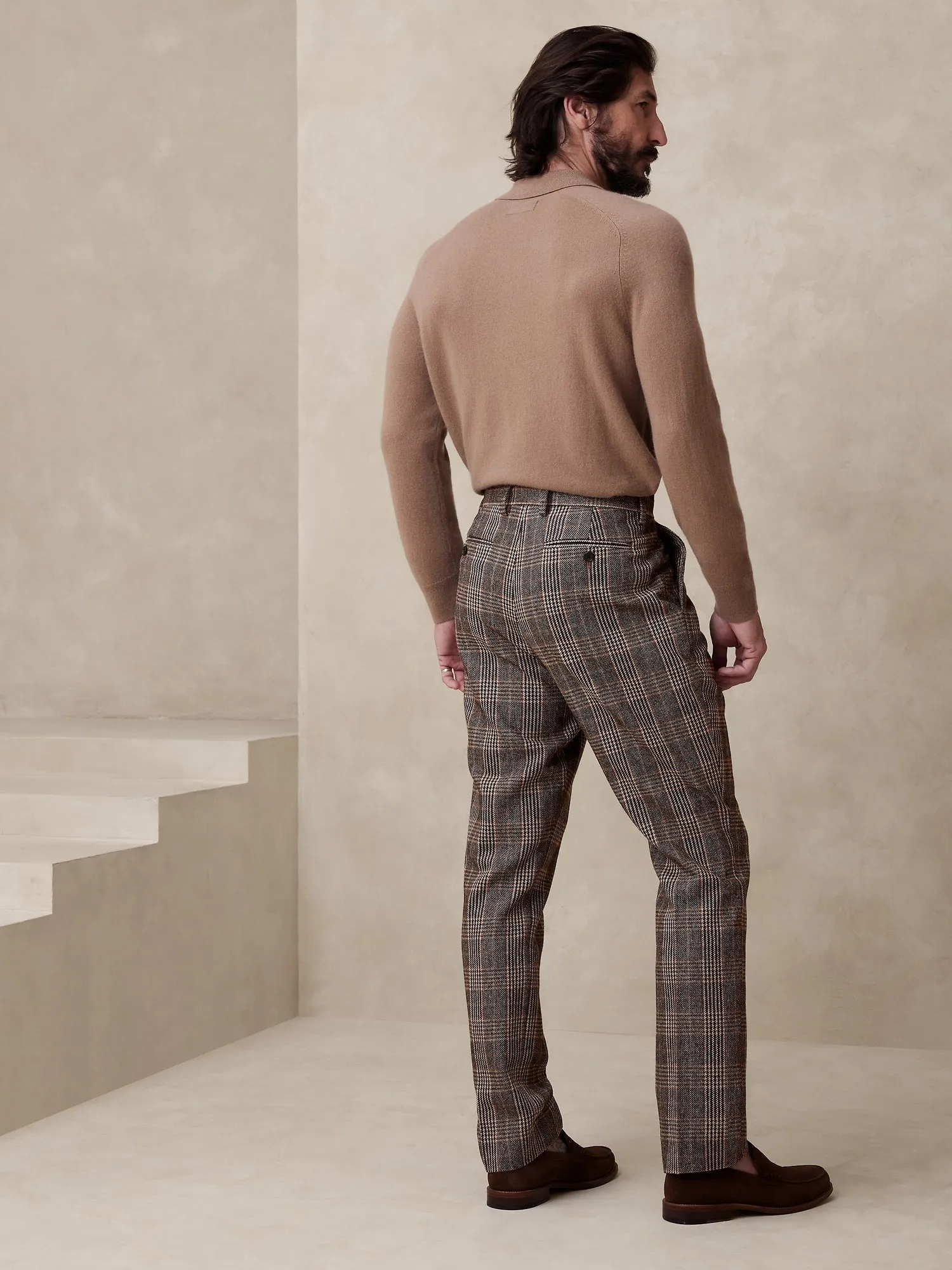 Caleta Italian Tweed Suit Pant