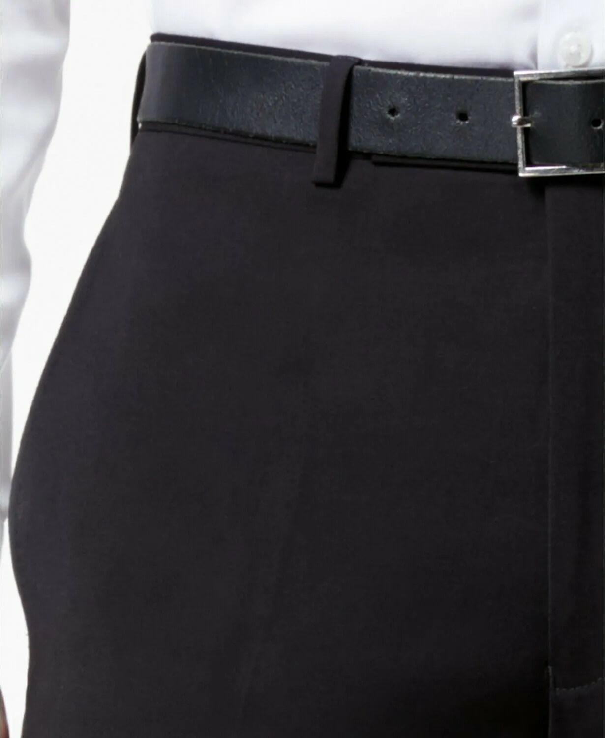 Calvin Klein Mens Slim fit Dress Pants 32 / 32 Black Solid