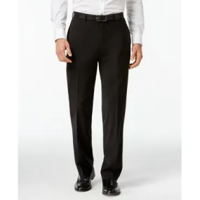 Calvin Klein Mens Slim fit Dress Pants 32 / 32 Black Solid