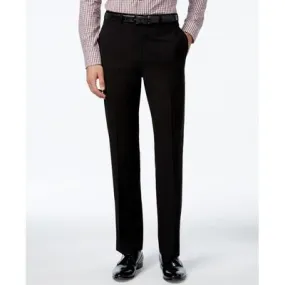 Calvin Klein Mens Slim fit Dress Pants 40 / 30 Black Solid Stretch