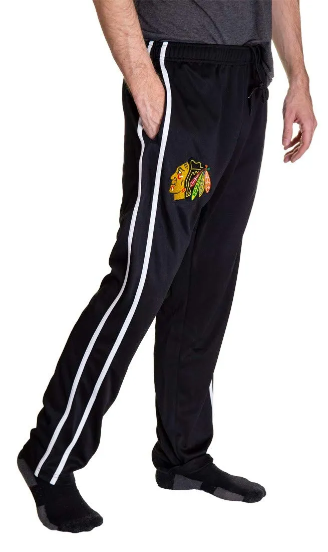 Chicago Blackhawks Striped Training Pants for Men