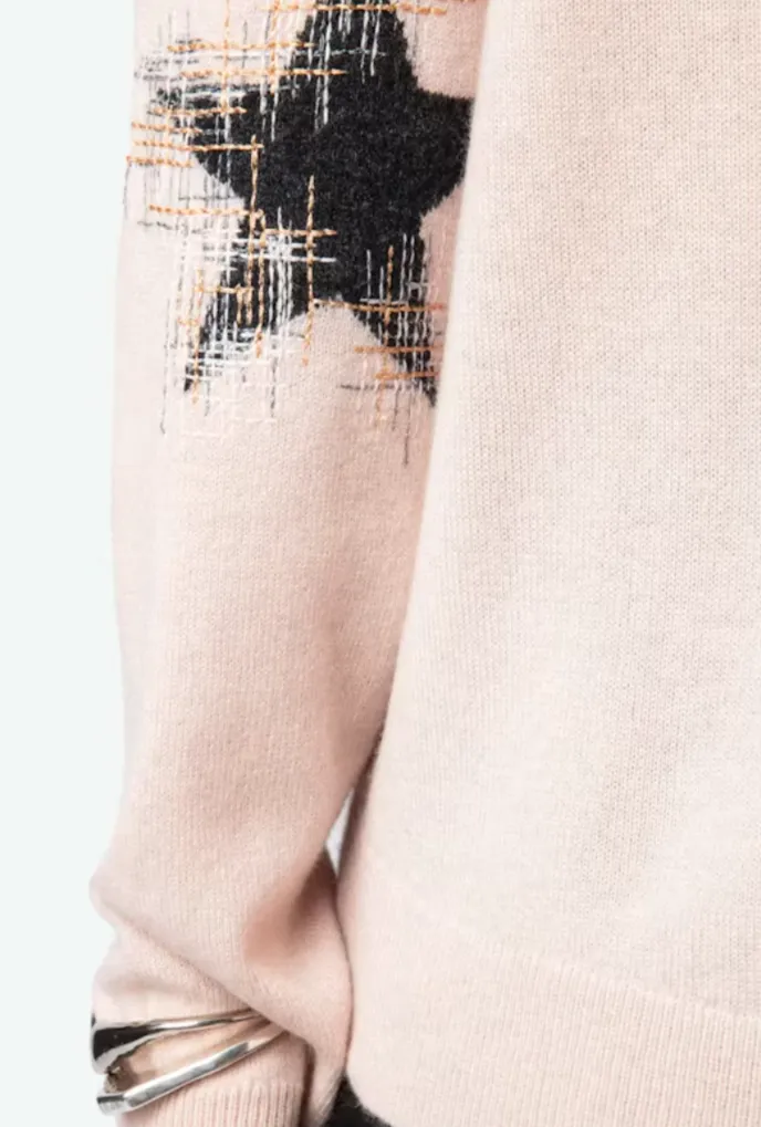 Cici Patch Sweater