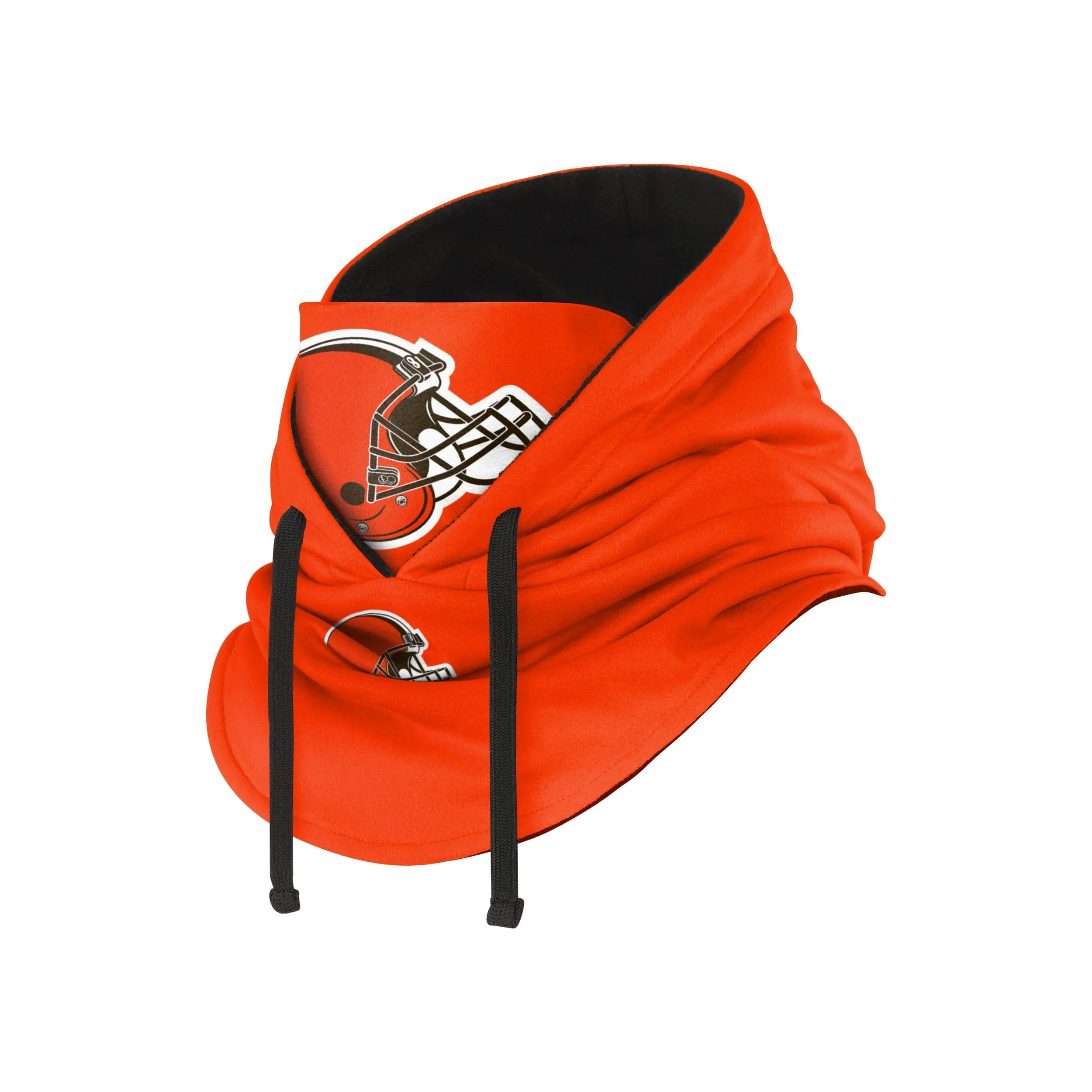 Cleveland Browns NFL Alternate Team Color Drawstring Hooded Gaiter