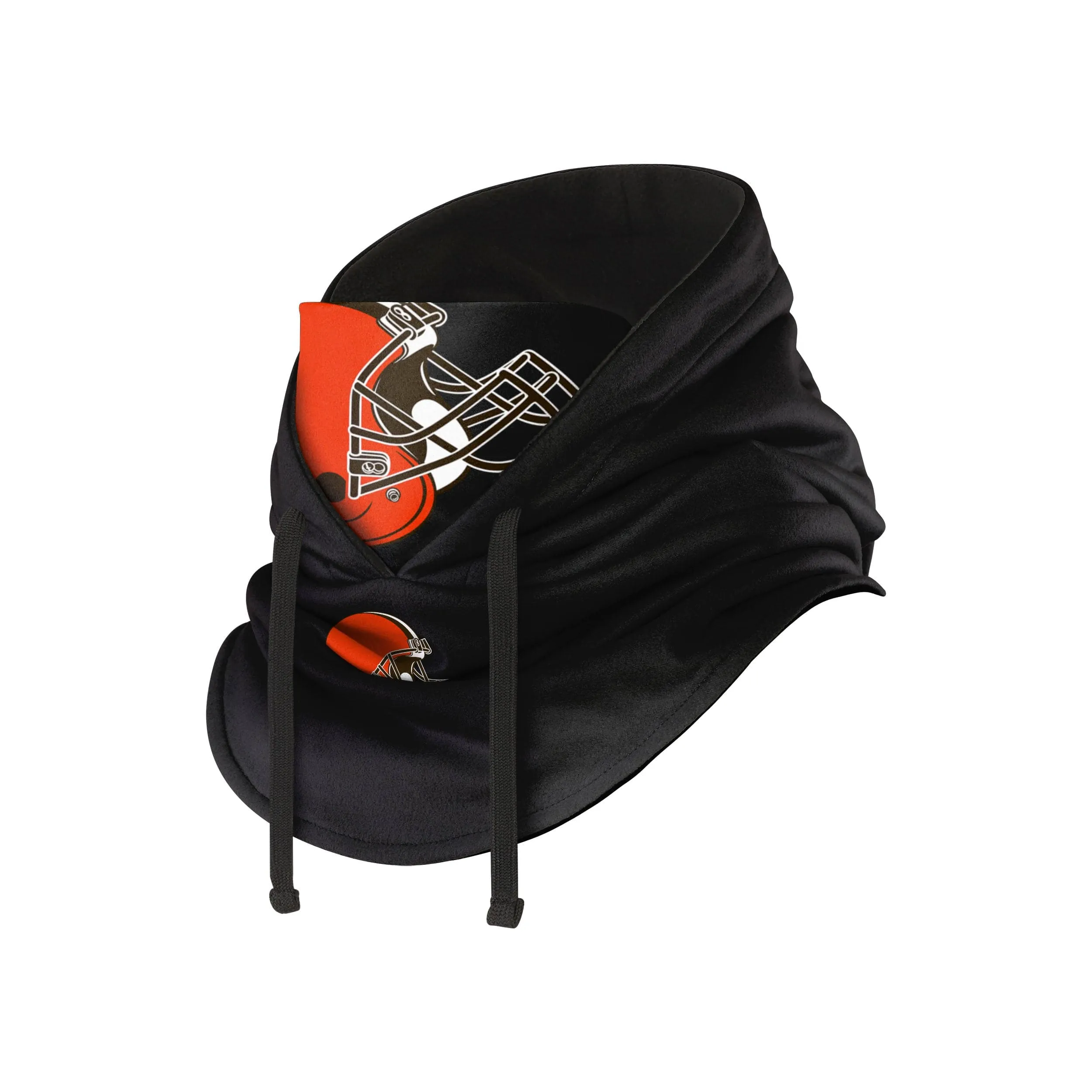 Cleveland Browns NFL Black Drawstring Hooded Gaiter