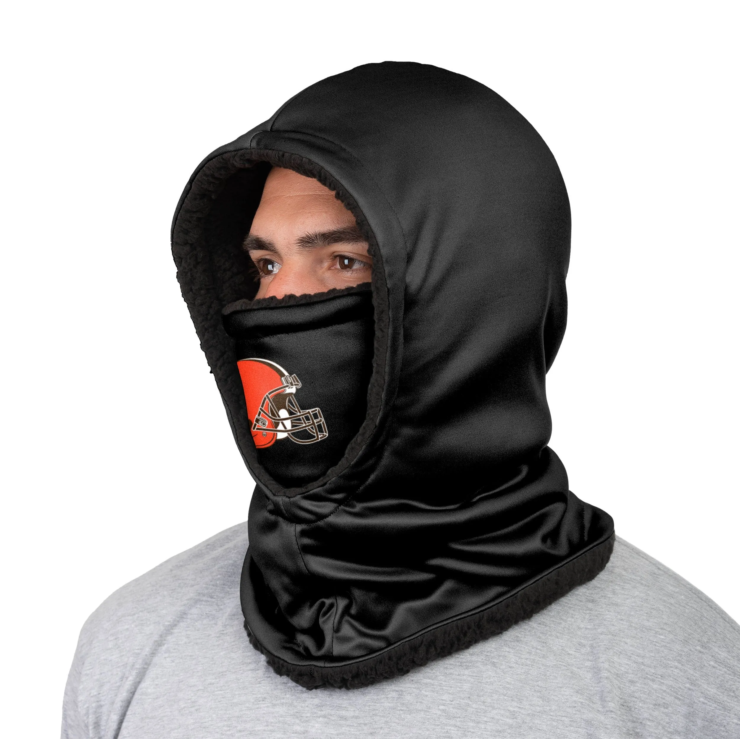 Cleveland Browns NFL Black Hooded Gaiter