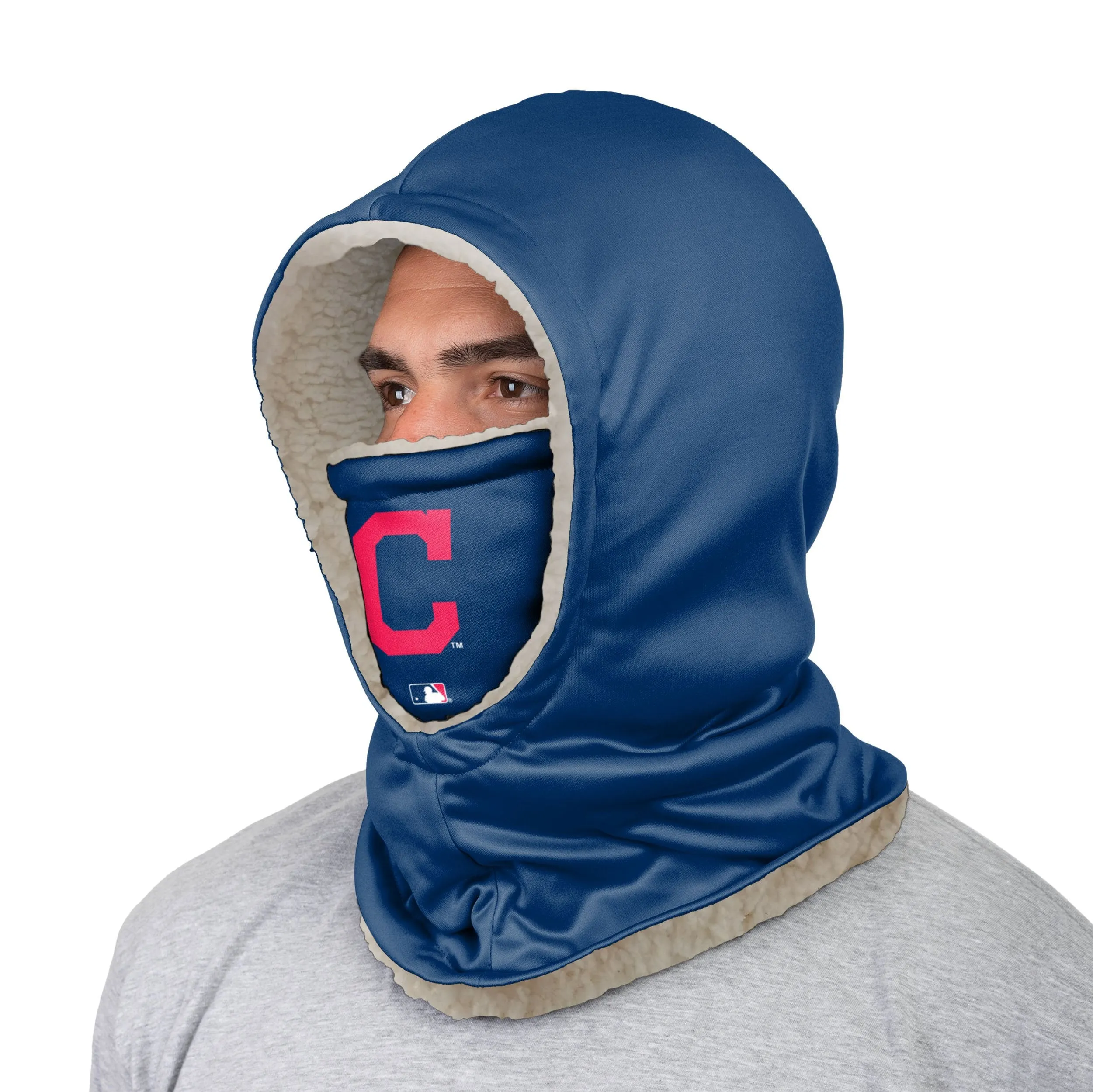 Cleveland Guardians MLB On-Field Navy Hooded Gaiter