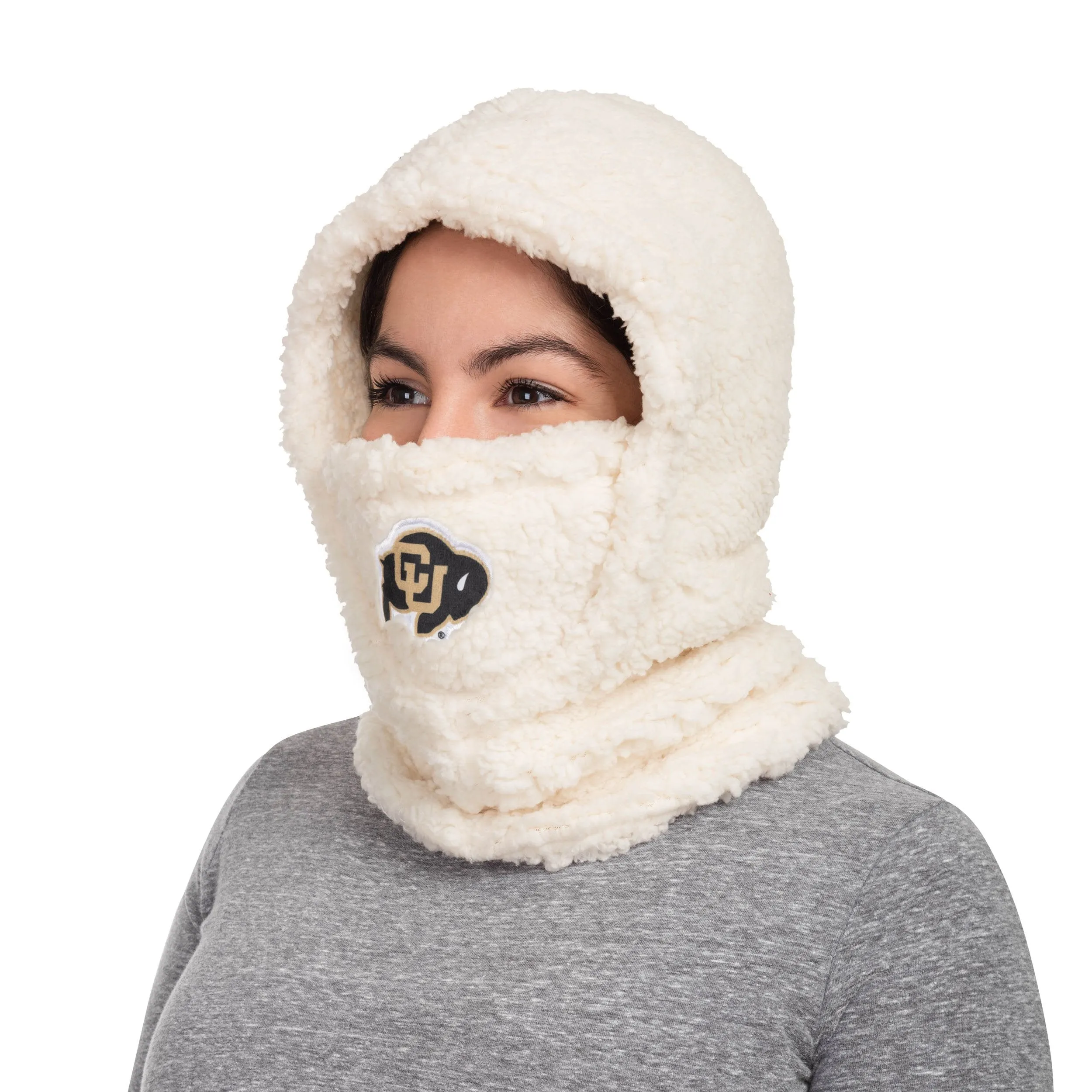 Colorado Buffaloes NCAA Sherpa Hooded Gaiter