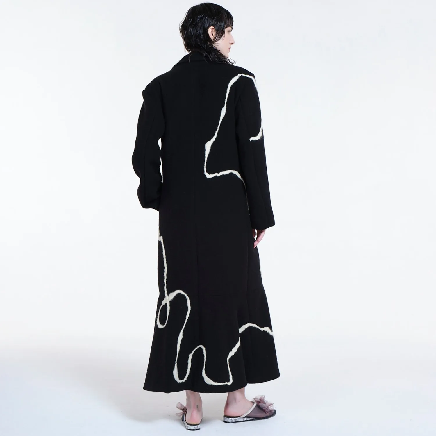 Contour Felt Maxi Coat