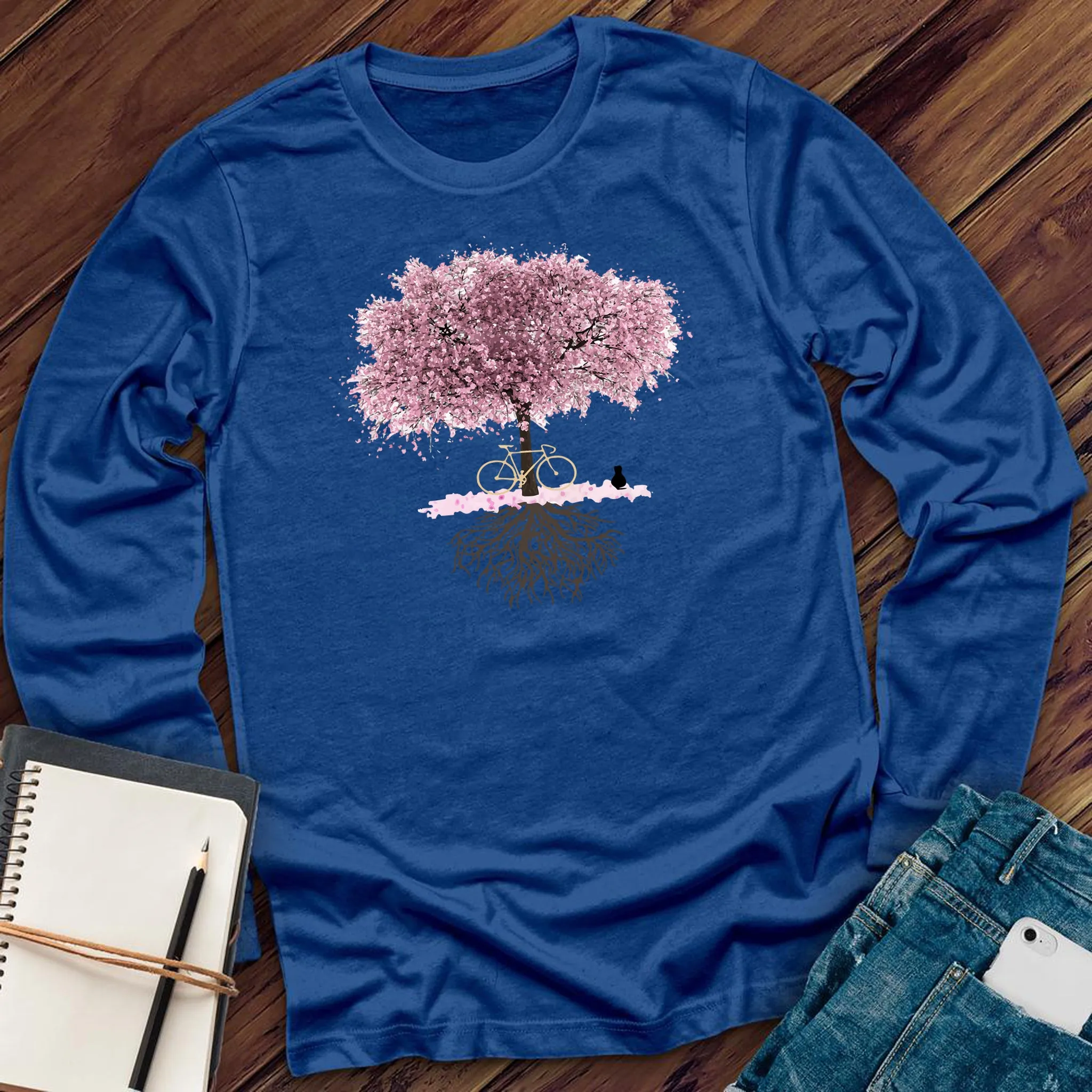 Cosmic Cherry Blossom Tree Long Sleeve