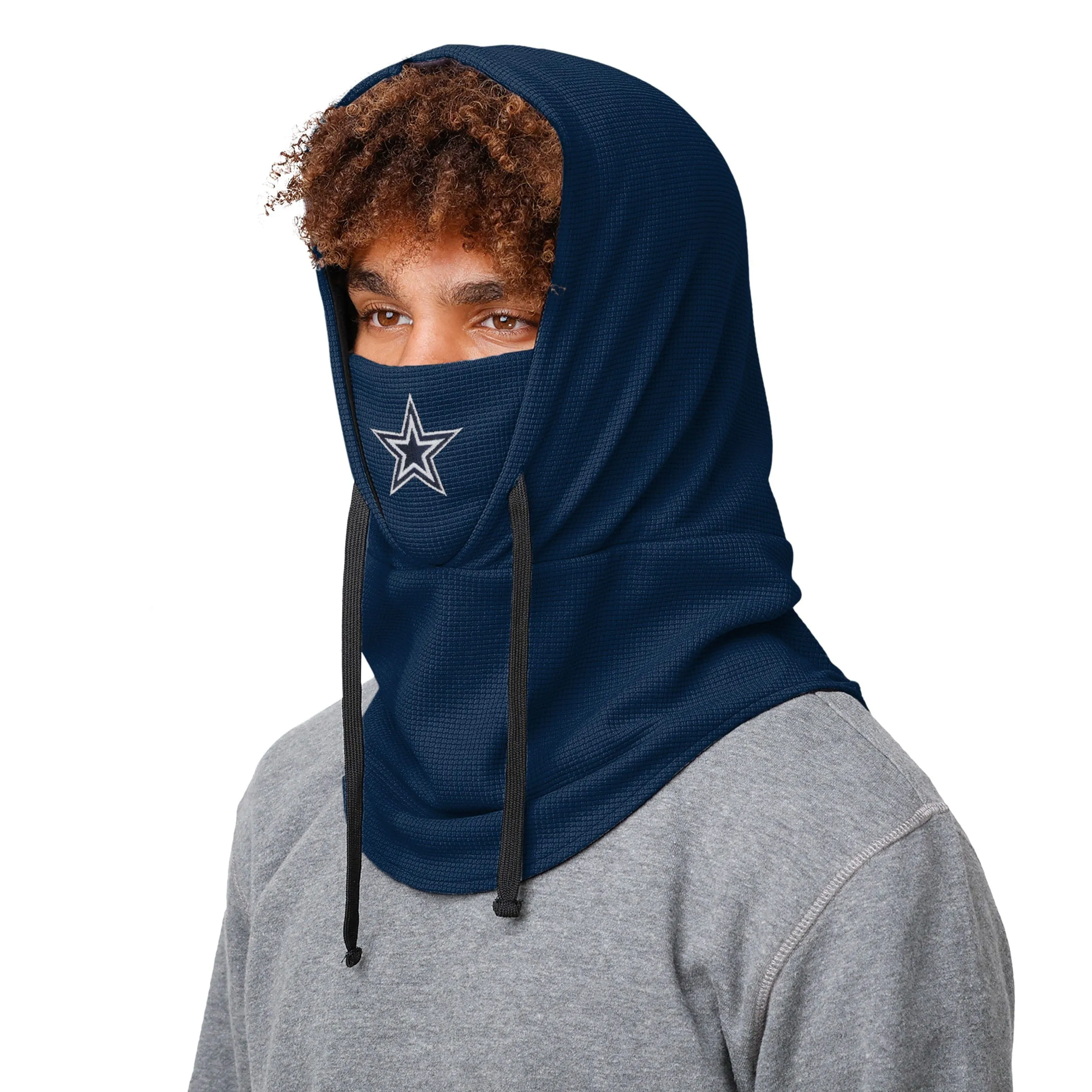 Dallas Cowboys NFL Waffle Drawstring Hooded Gaiter