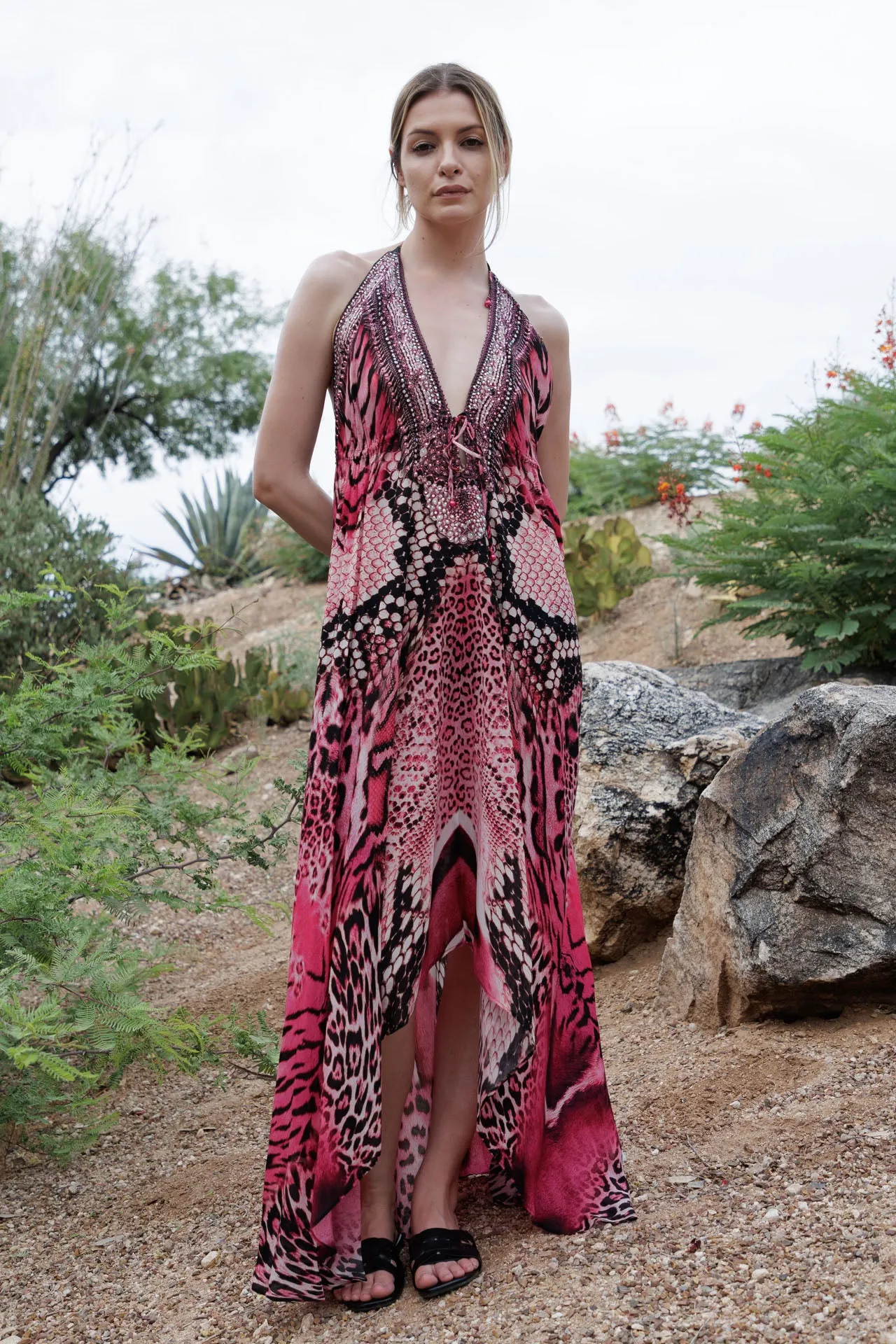 Designer Vacation Maxi Dress For Women