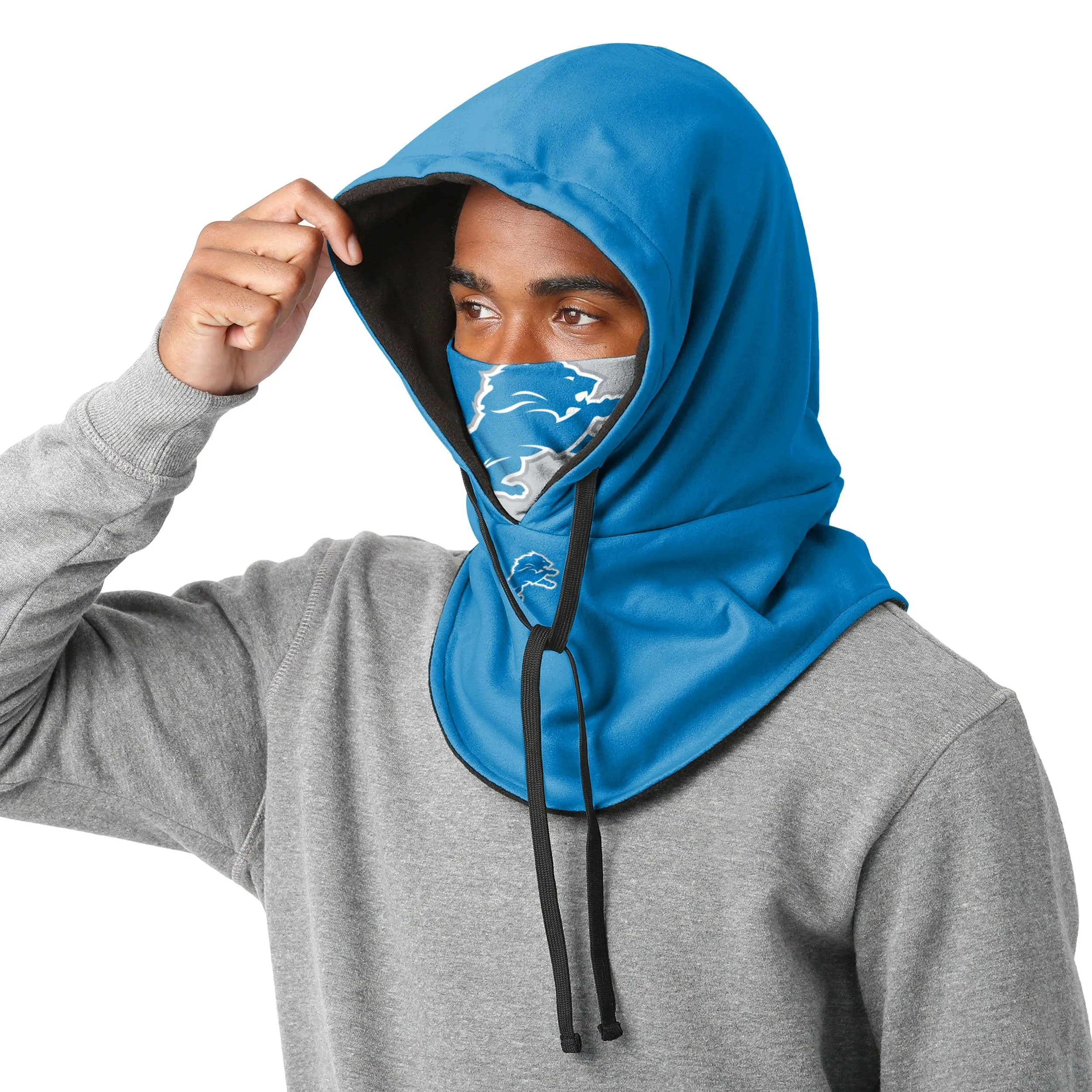 Detroit Lions NFL Drawstring Hooded Gaiter