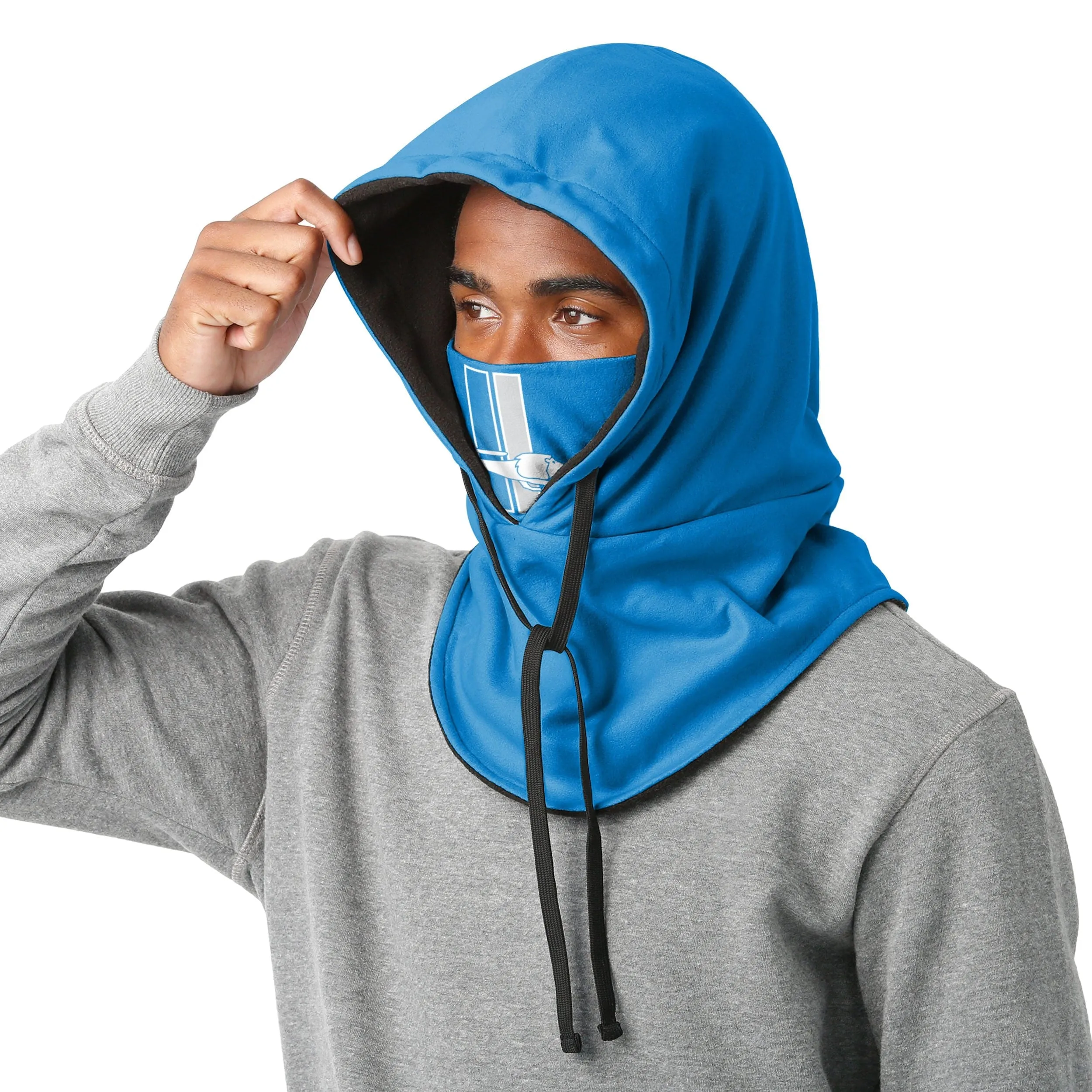 Detroit Lions NFL Retro Drawstring Hooded Gaiter