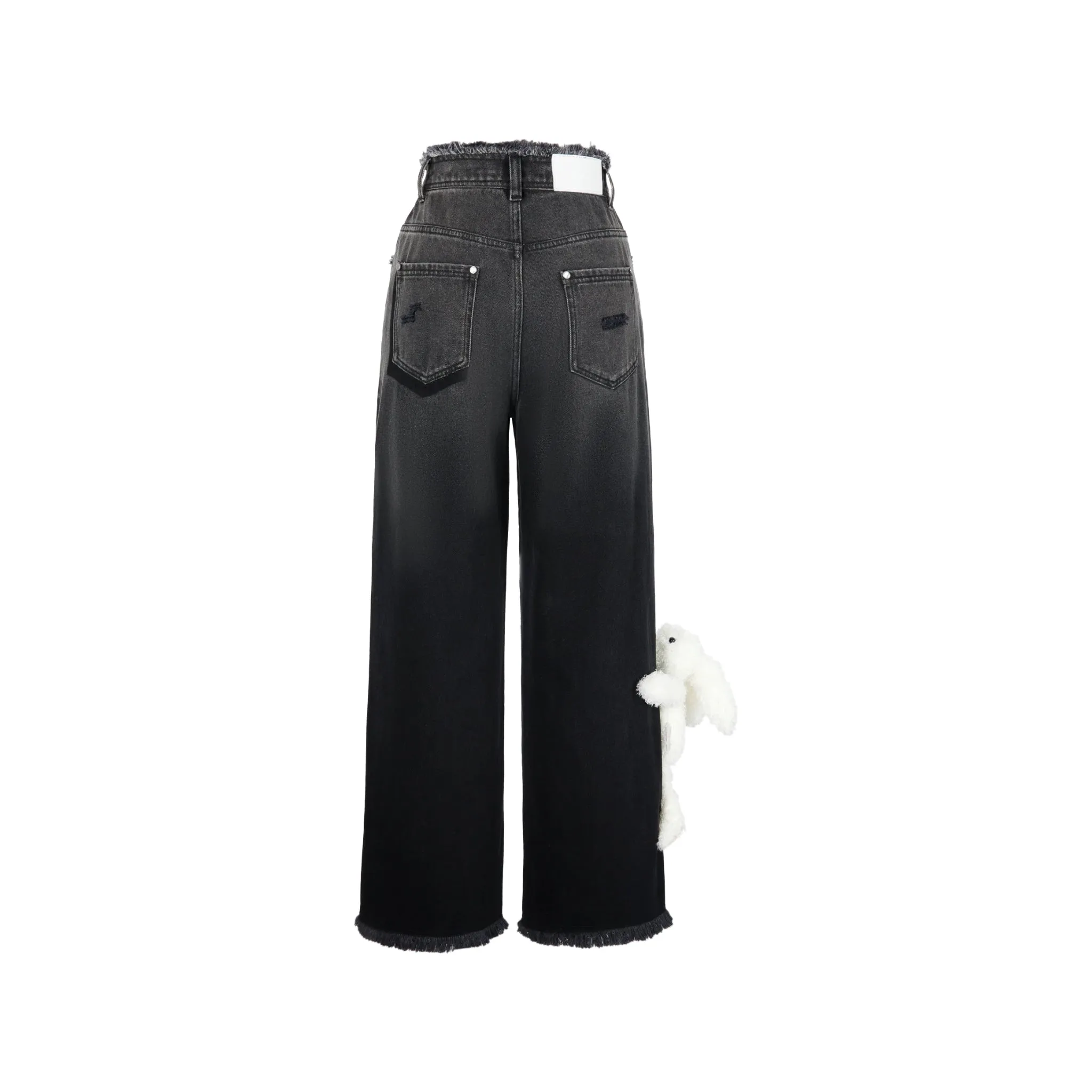 Doozoo Faded Jeans in Black