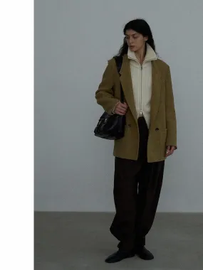 Double-Sided Wool Coat