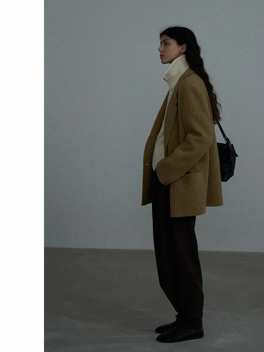 Double-Sided Wool Coat
