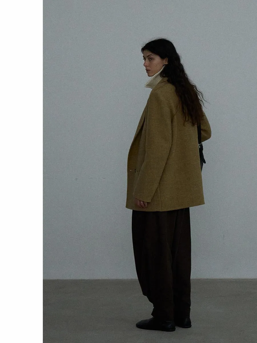 Double-Sided Wool Coat