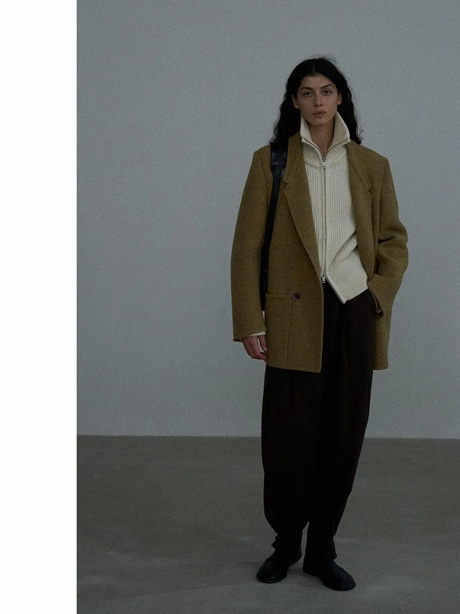 Double-Sided Wool Coat