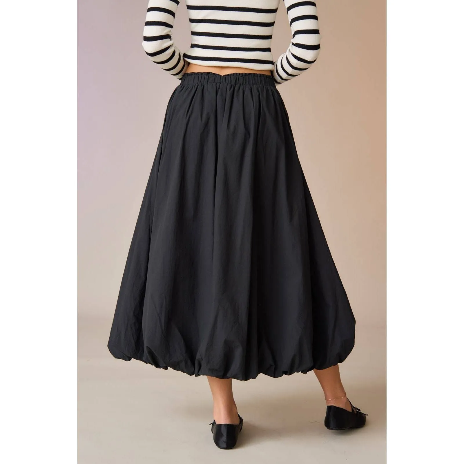 Ella Bubble Midi Skirt