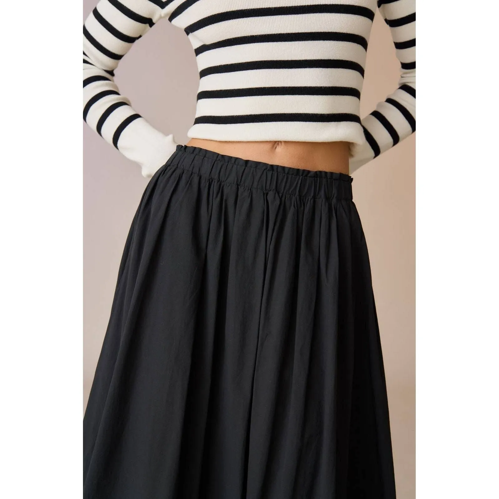 Ella Bubble Midi Skirt
