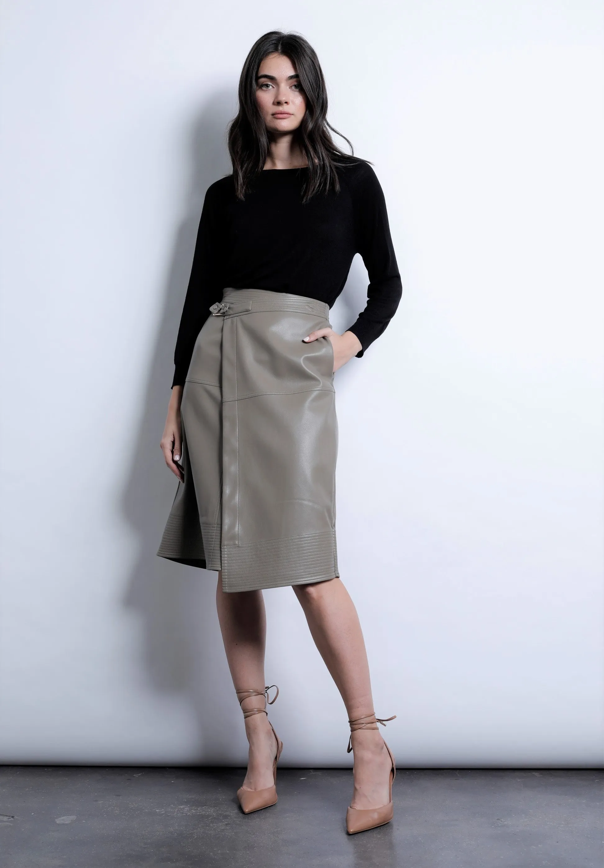 Elon Skirt - Taupe