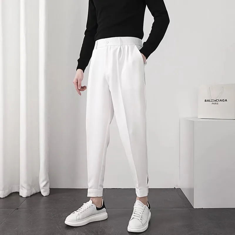 Fashion Korean Style Pleated Pants