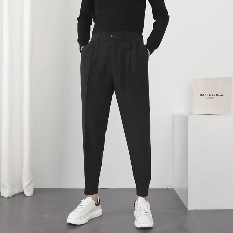 Fashion Korean Style Pleated Pants