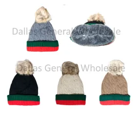 Fashion Thermal Beanie with Pom Pom Ball Wholesale