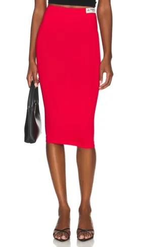 FIORUCCI Midi Skirt in Red