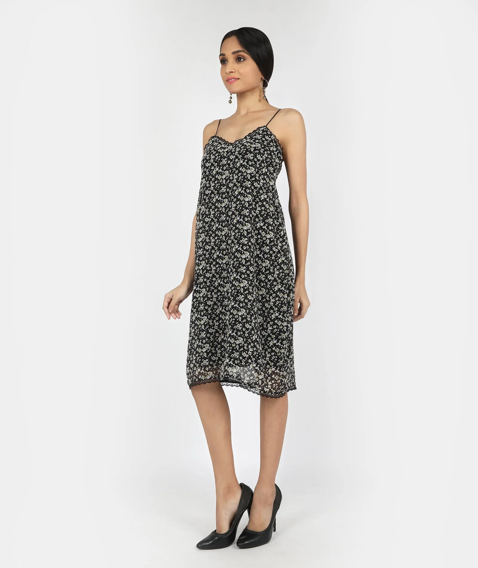 Floral Lace Slip Dress