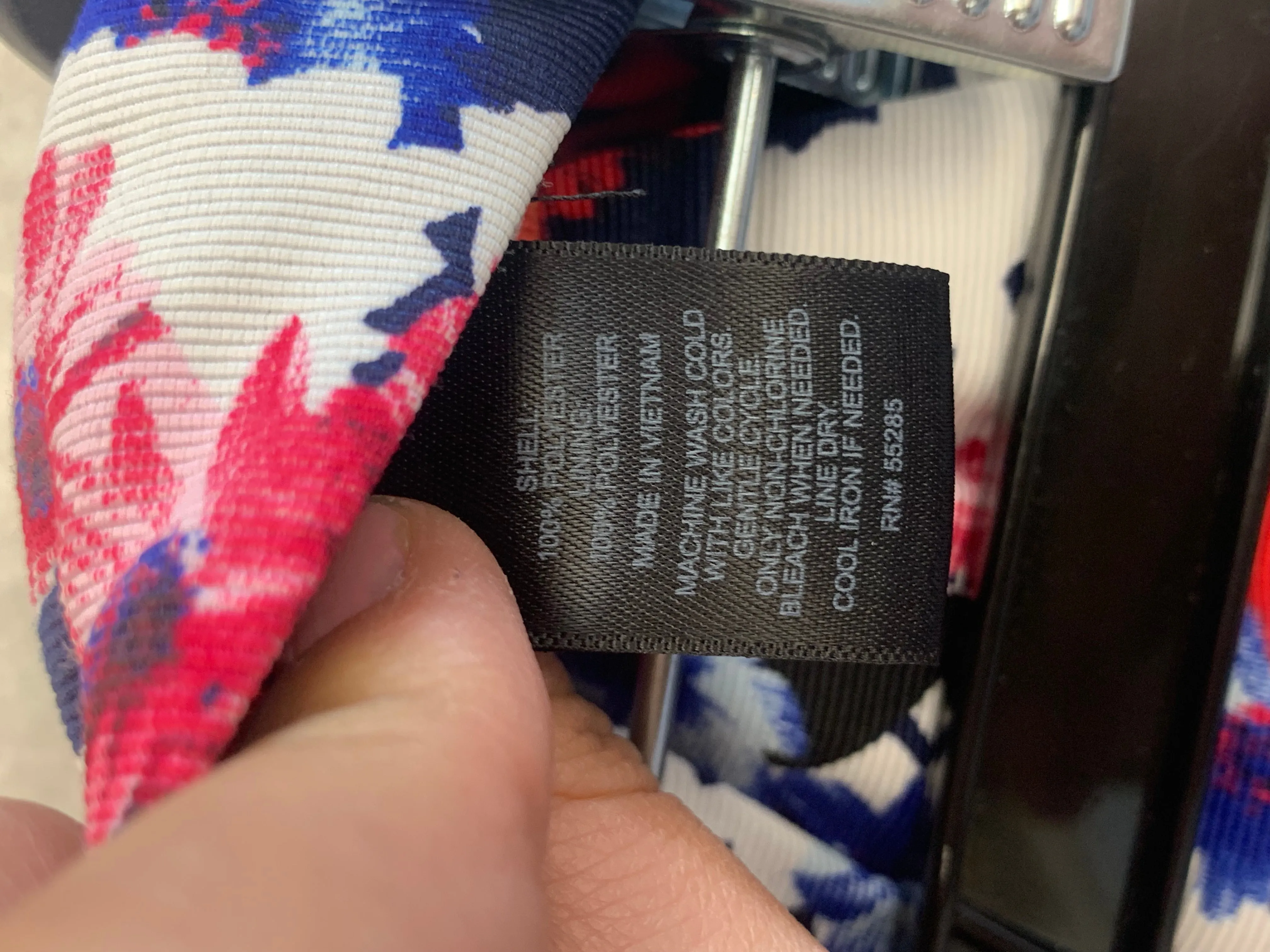 Floral Print Skirt Midi Express, Size 2