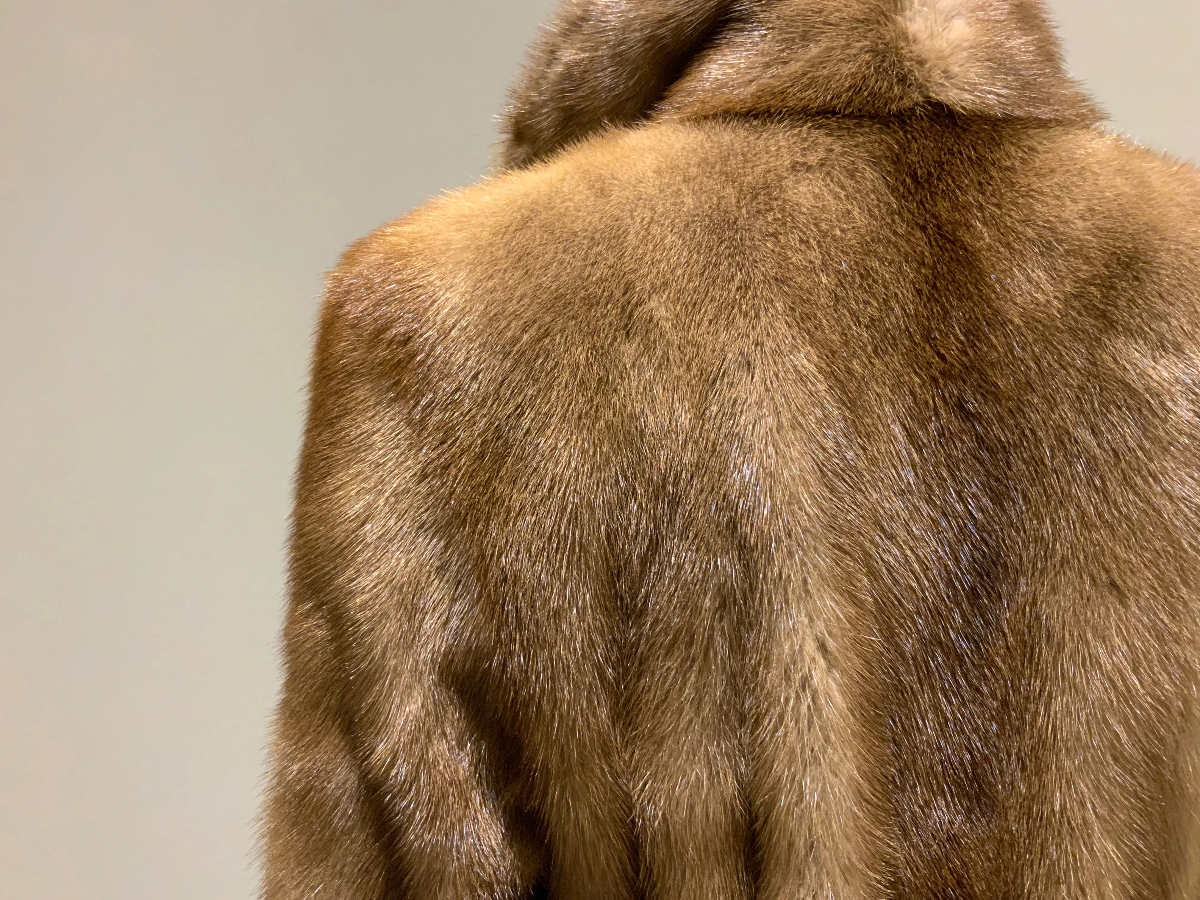 FUR FAVORI RUSSIA MINK LONG FUR COAT Size XS BEST QUALITY ladies