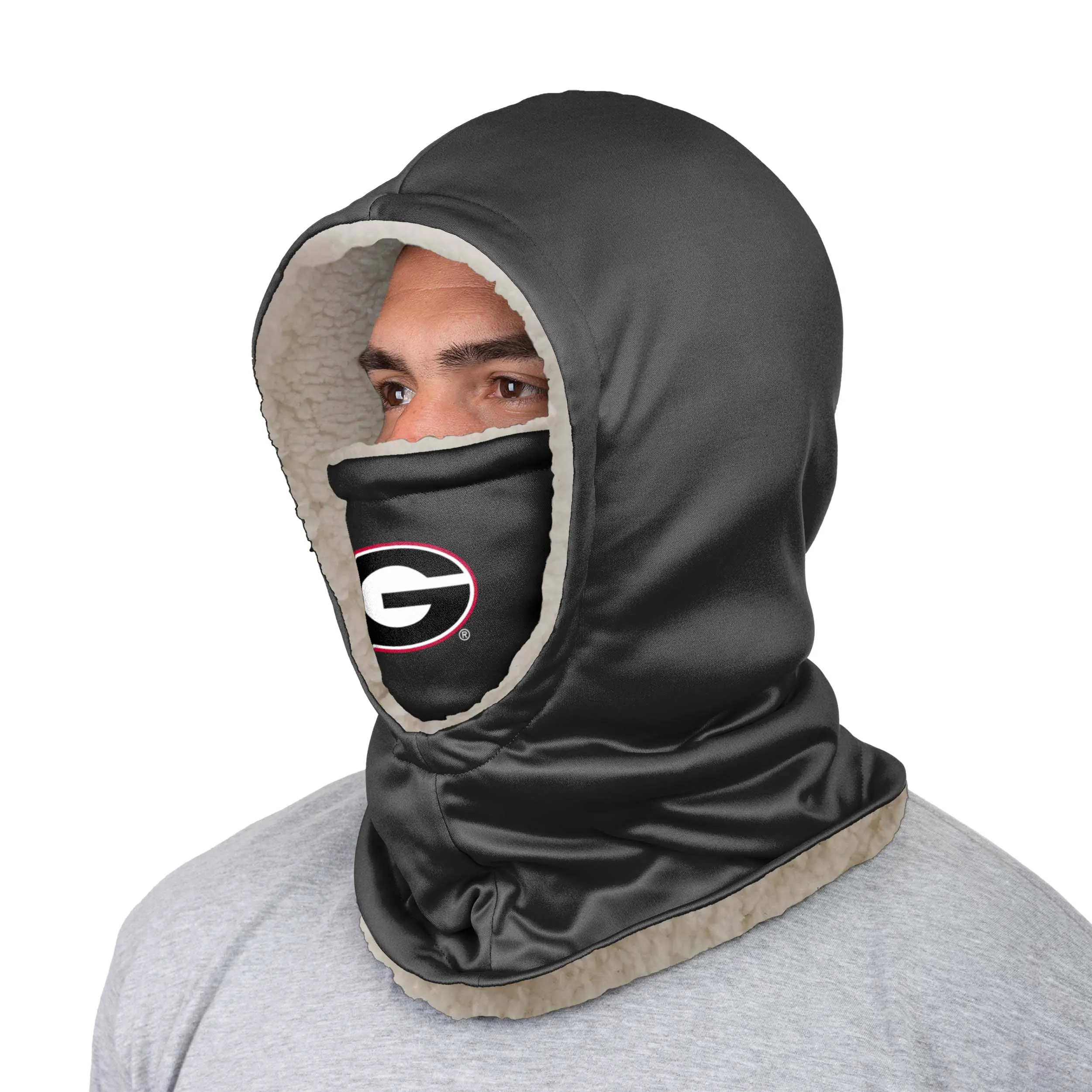 Georgia Bulldogs NCAA Black Hooded Gaiter